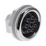 Jet multi-massage en cristal de 7 pouces gris