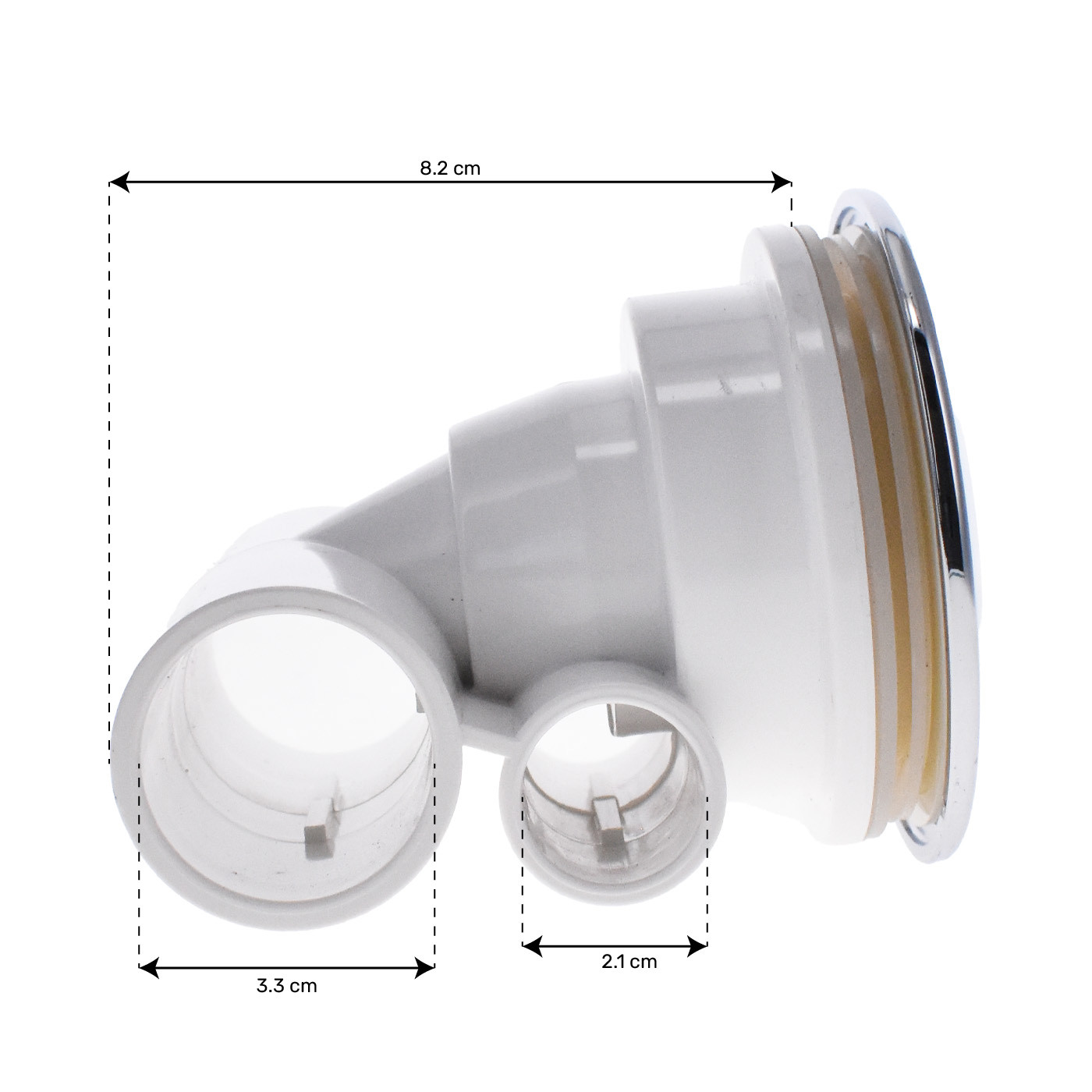 Jet chromé 90 mm (buse Lotus)
