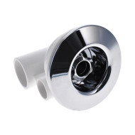 Vollständige Whirlpool-Düse 3,5" (90 mm) Richtungsdüse Edelstahl - gebogen
