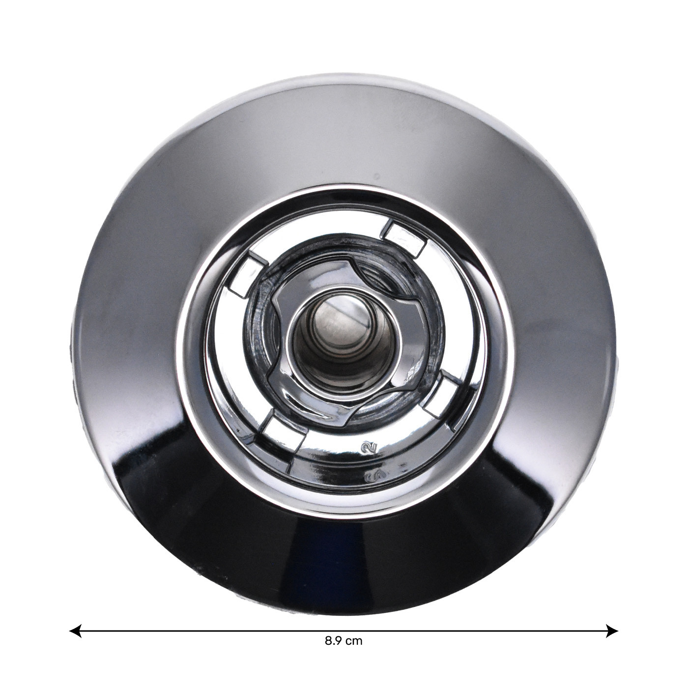 Jet chromé de 90 mm (buse courbe)