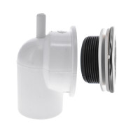 Bonde de fond 2" en ABS noir/INOX