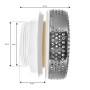 Bonde d'aspiration 2" Inox Crytal 