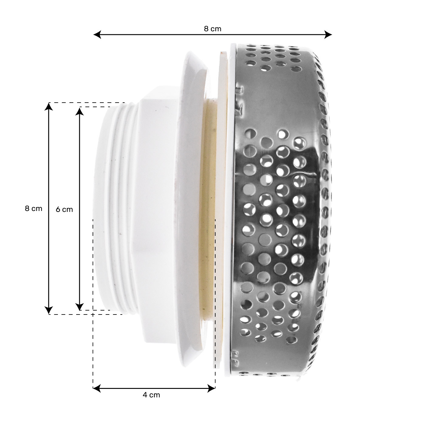 Bonde d'aspiration 2" Inox Crytal 