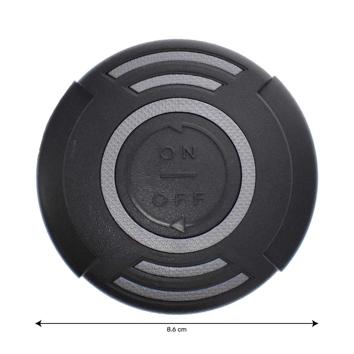 Bonde d'aspiration 2 pouces ondulé gris 