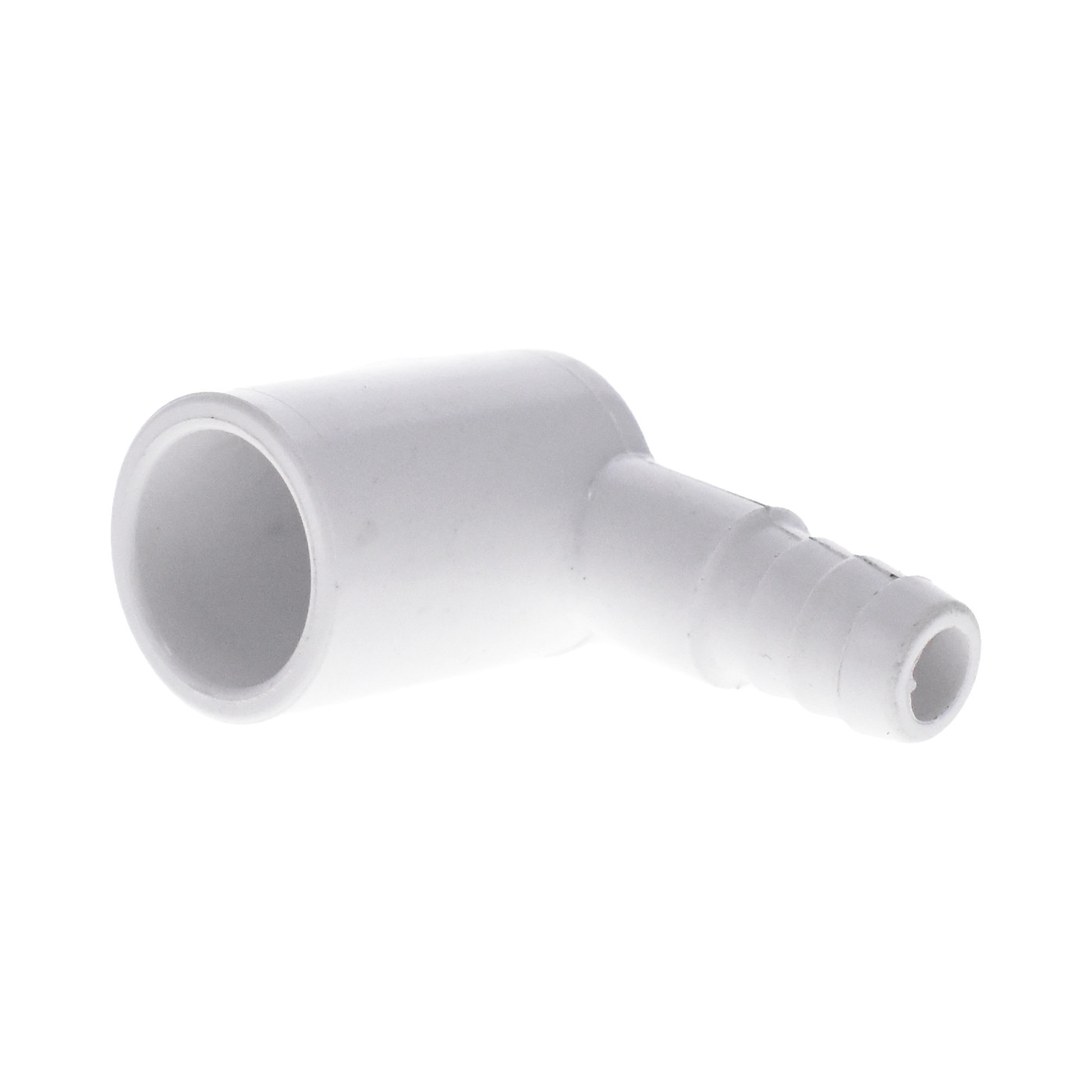 Raccord cannelé 90 degrés 1/2 ergot x 3/8 cannelé