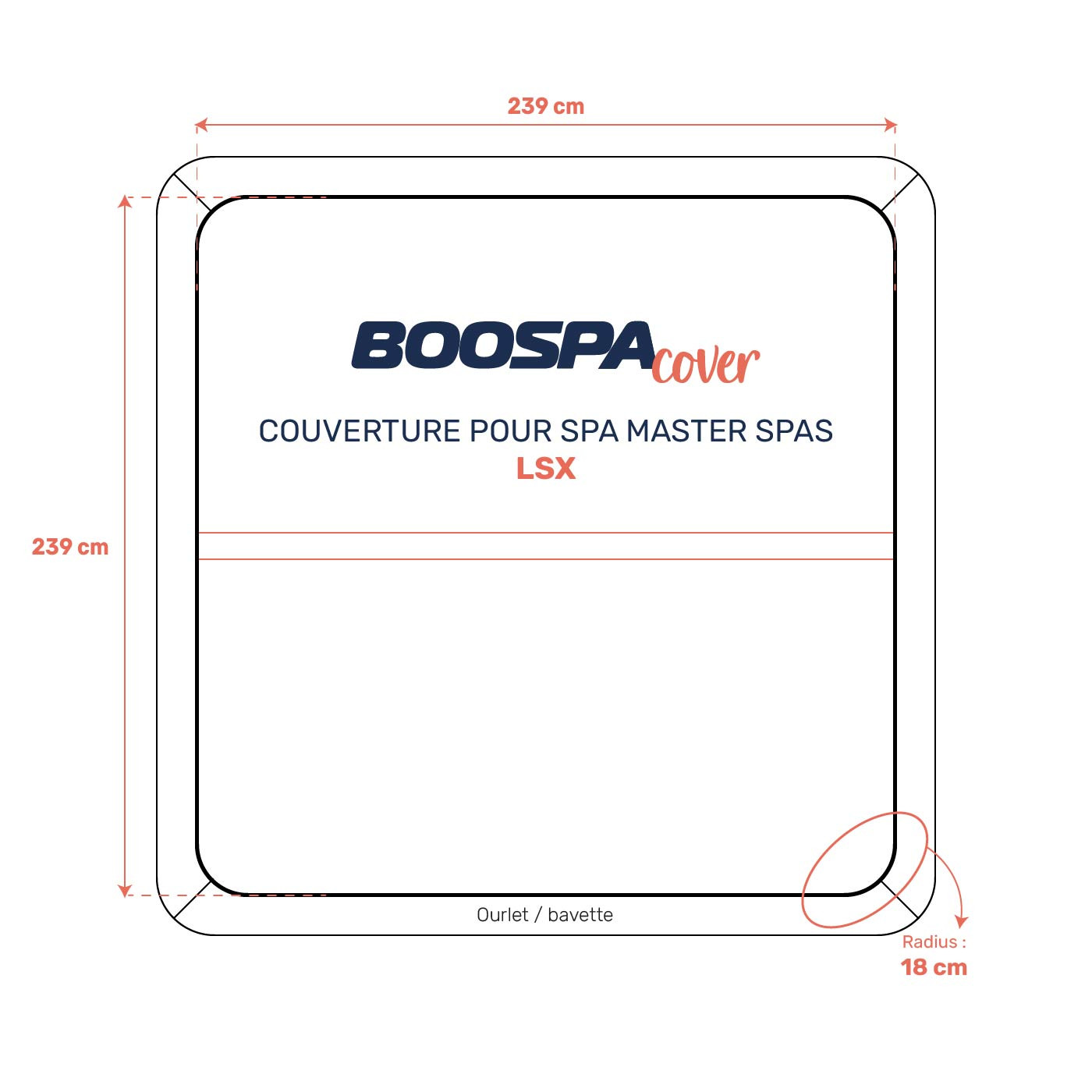 Couverture pour spa LSX - Master Spas