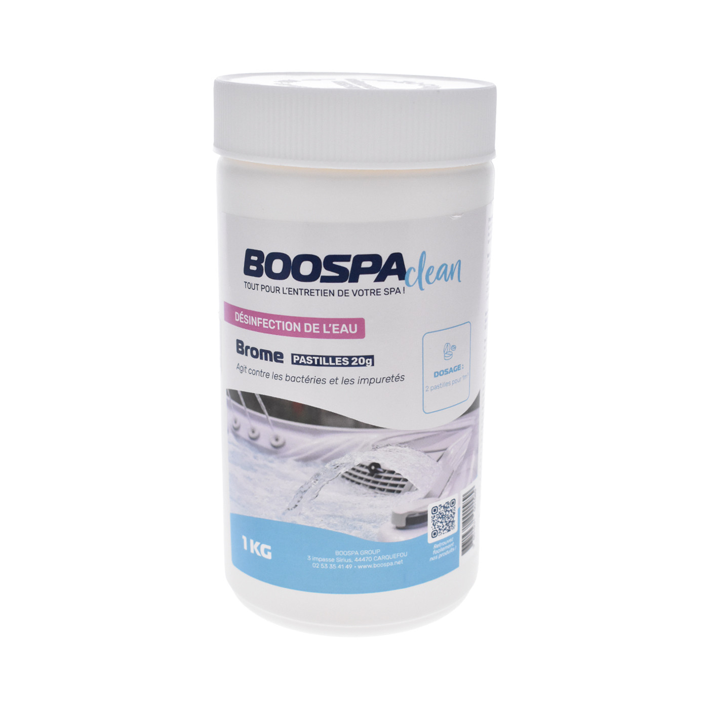Pack 6 produits Boospa Clean + languettes