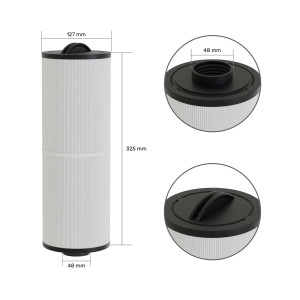 Darlly Spafilter SC717 Ersatzfilter Für Whirlpools (z.B. Crown, Dream Maker, Master Spas)