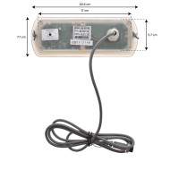 Control panel GD3011 - 3012 Without blower button