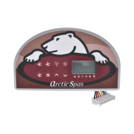 Bedienfeld Arctic Spas TSC-14 mit Aufkleber