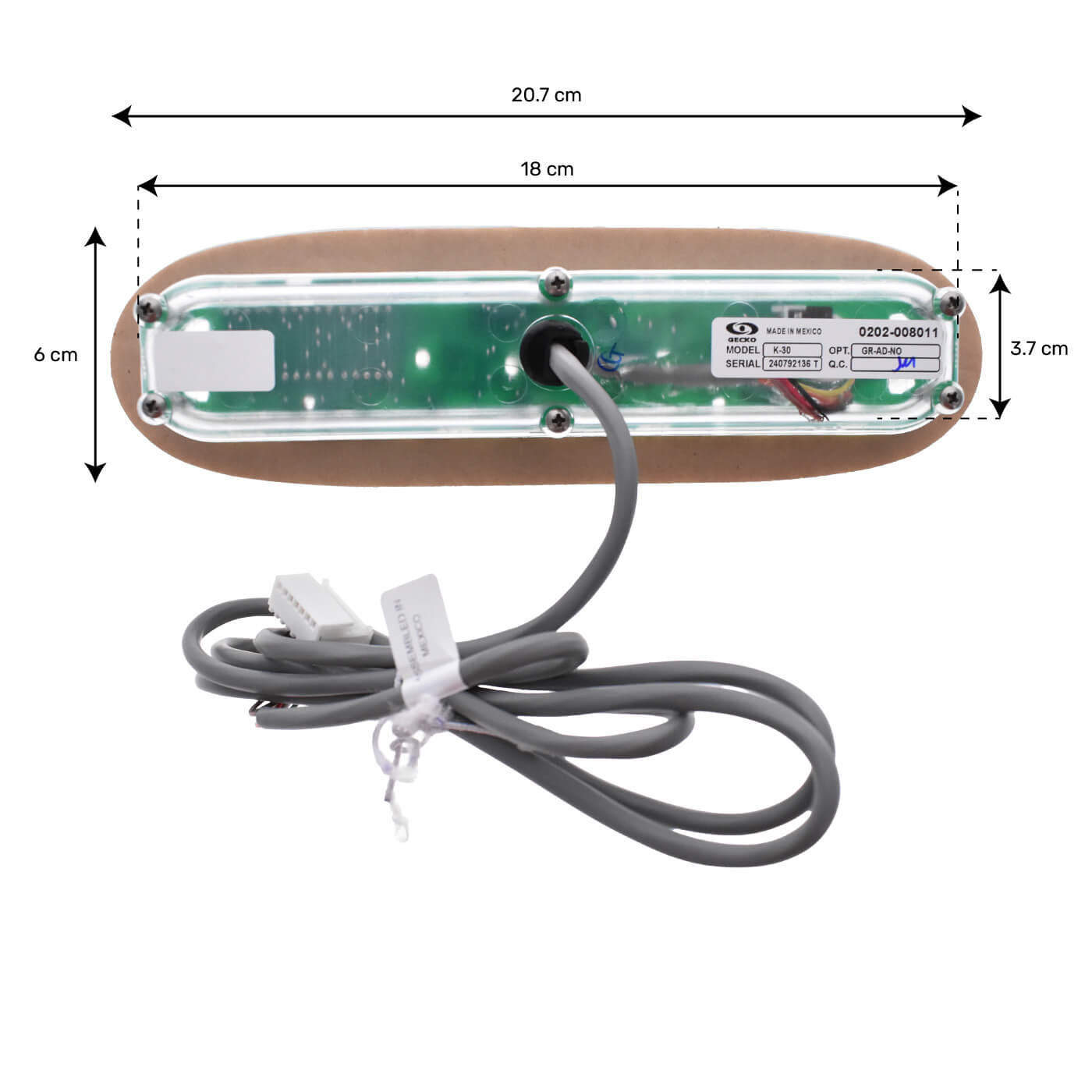 Clavier de commande 01560-345 - Dimension One - Sans autocollant