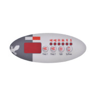 Autocollant pour clavier TSC-9 9916-100186
