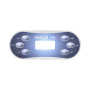Autocollant pour clavier TP600 Jets1-Jets2-Blower-Warm-Light-Cool