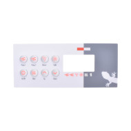 Autocollant pour clavier TSC-8 - 8 boutons