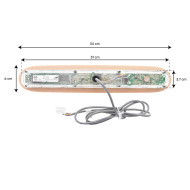 TSC24/K24 Keyboard - 01560-310 - 3 pumps - With sticker: 01560-305