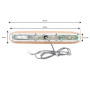 Clavier 01560-310 - 1/2/3 pompes pour Spa Dimension One® Avec autocollant - 01560-352