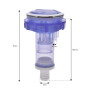 Fontaine LED circulaire ABS/INOX INOX