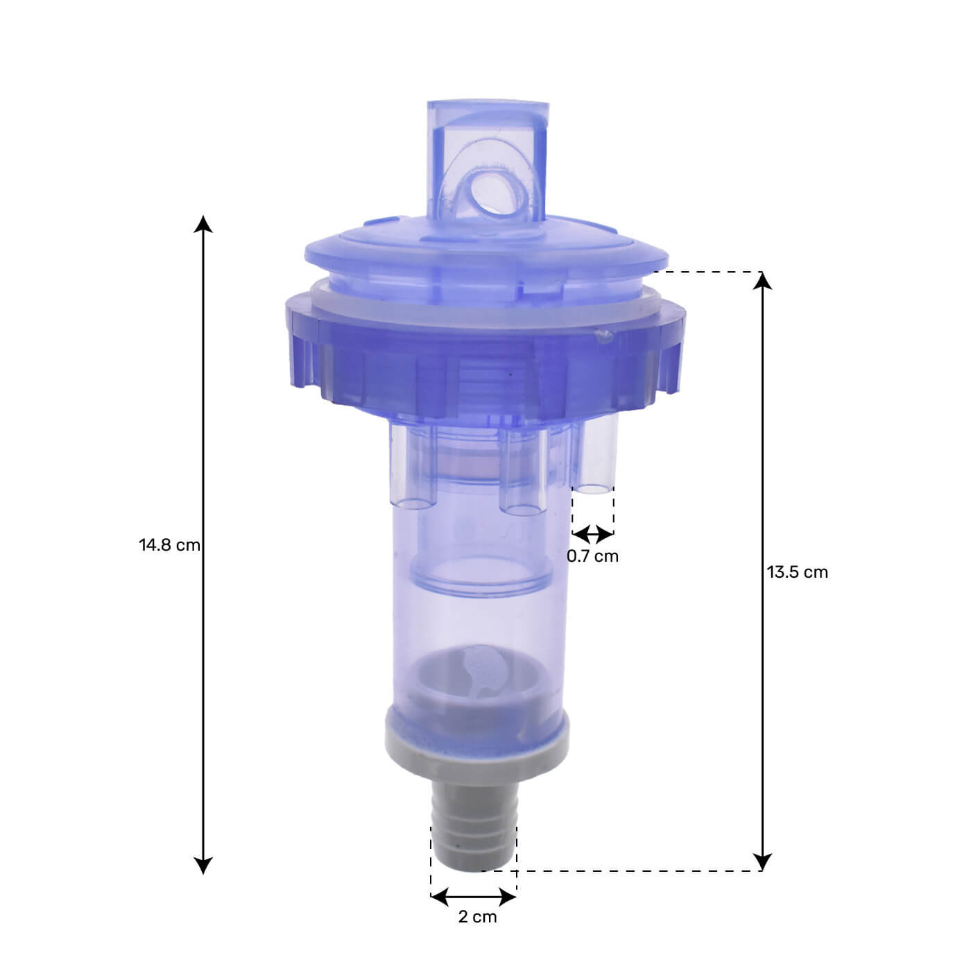 Fontaine LED circulaire ABS/INOX ABS
