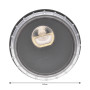 Grey ABS Circular LED Fountain