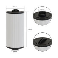4er-Set Whirlpool-Einschraubfilter 40372 / RD35 / 4TP-255 - Classique