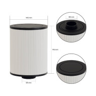Whirlpool-Filter Jazzi (52512 / PJZ16 / TOP-BL-25 / AKU0037)