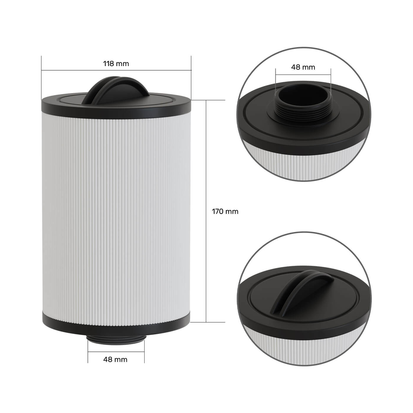 Spa Filter (40201 / 4CH-20 / FC-0125 / PSG25P4)