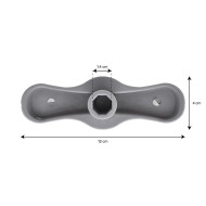 Extended Handle for 2" Diverter Light Gray
