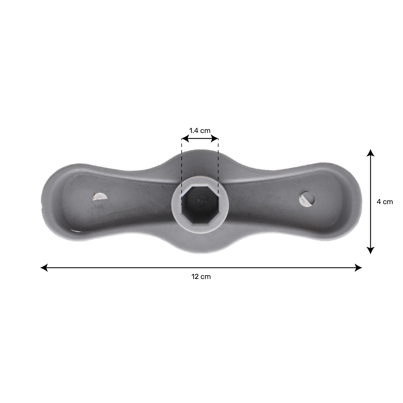 2'' diverter handle Light grey