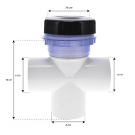 Inverseur de pompe 2" Luxury Elegant Noir L-2028C