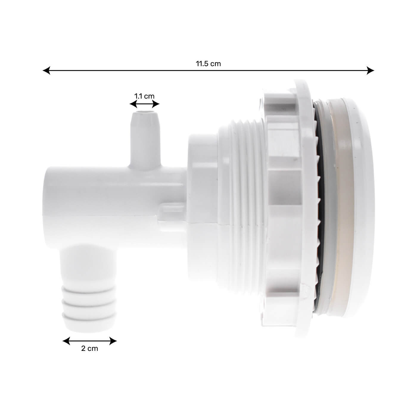 Jet directionnel 3.5" à visser - Douille incluse