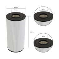 Cartridge filter for CF50 system