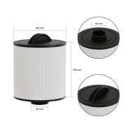 50272 VitaSpa and LA Spas spa filter