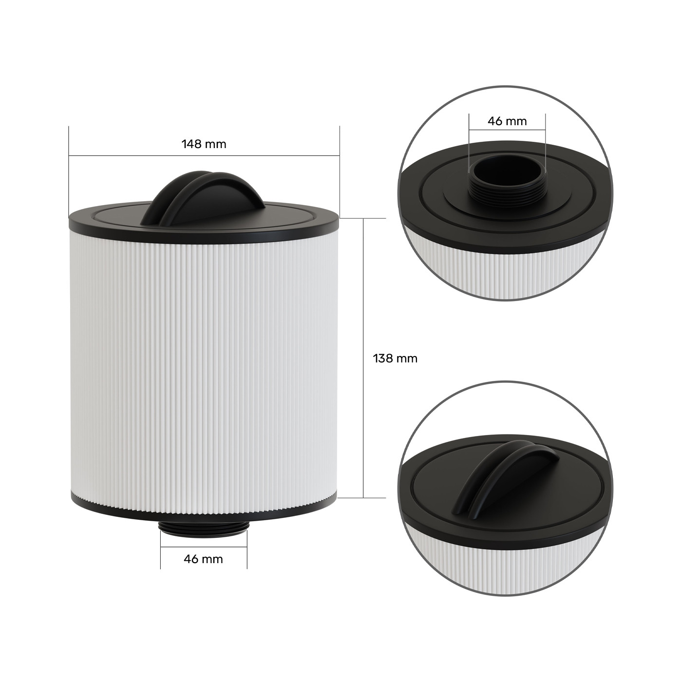 Filtre spa 50272 VitaSpa et LA Spas