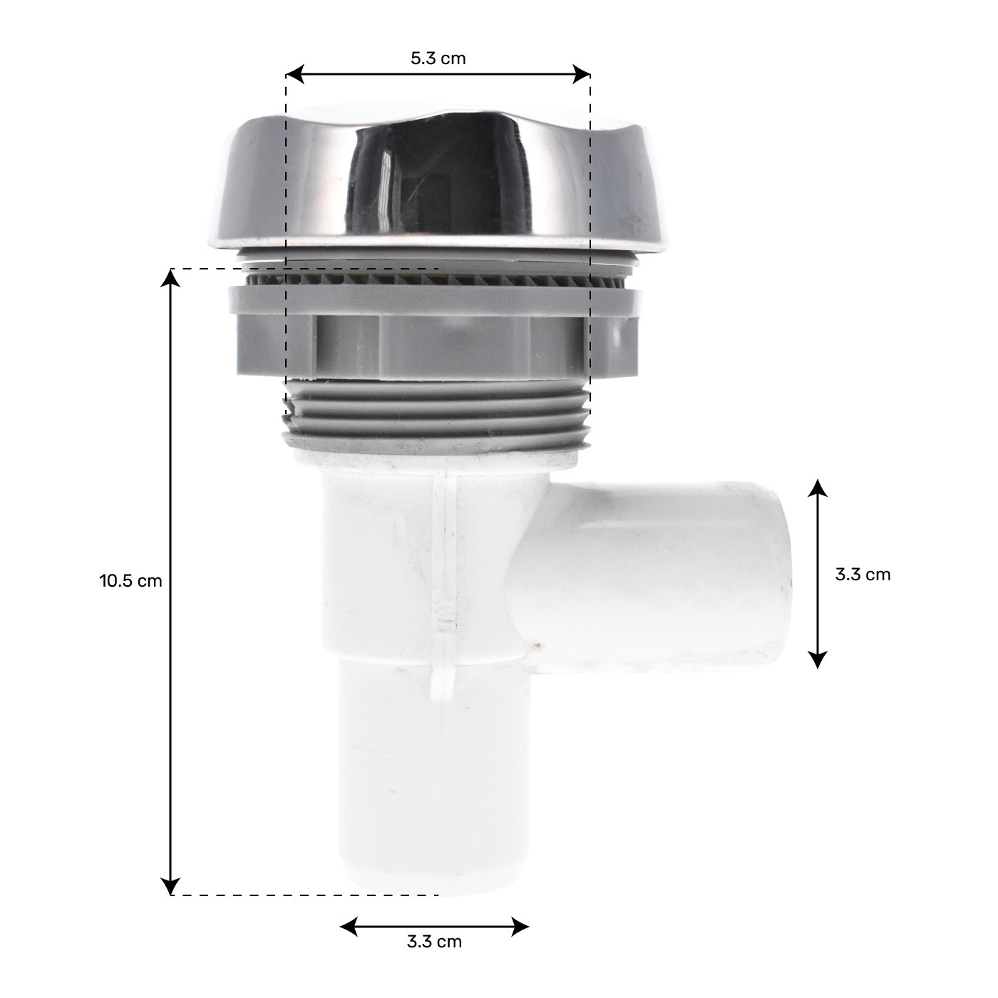 Waterfall Flow-Control Valve Stainless Steel/ABS/Bicolor Stainless Steel