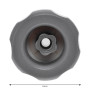 Complete jet 3.5" directional connection in series Abs gray