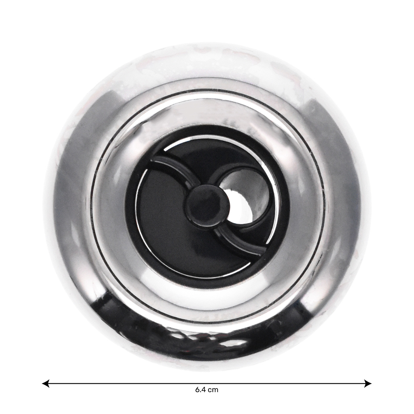 Jet 2.5" (64mm) série Crystal Noir Roto