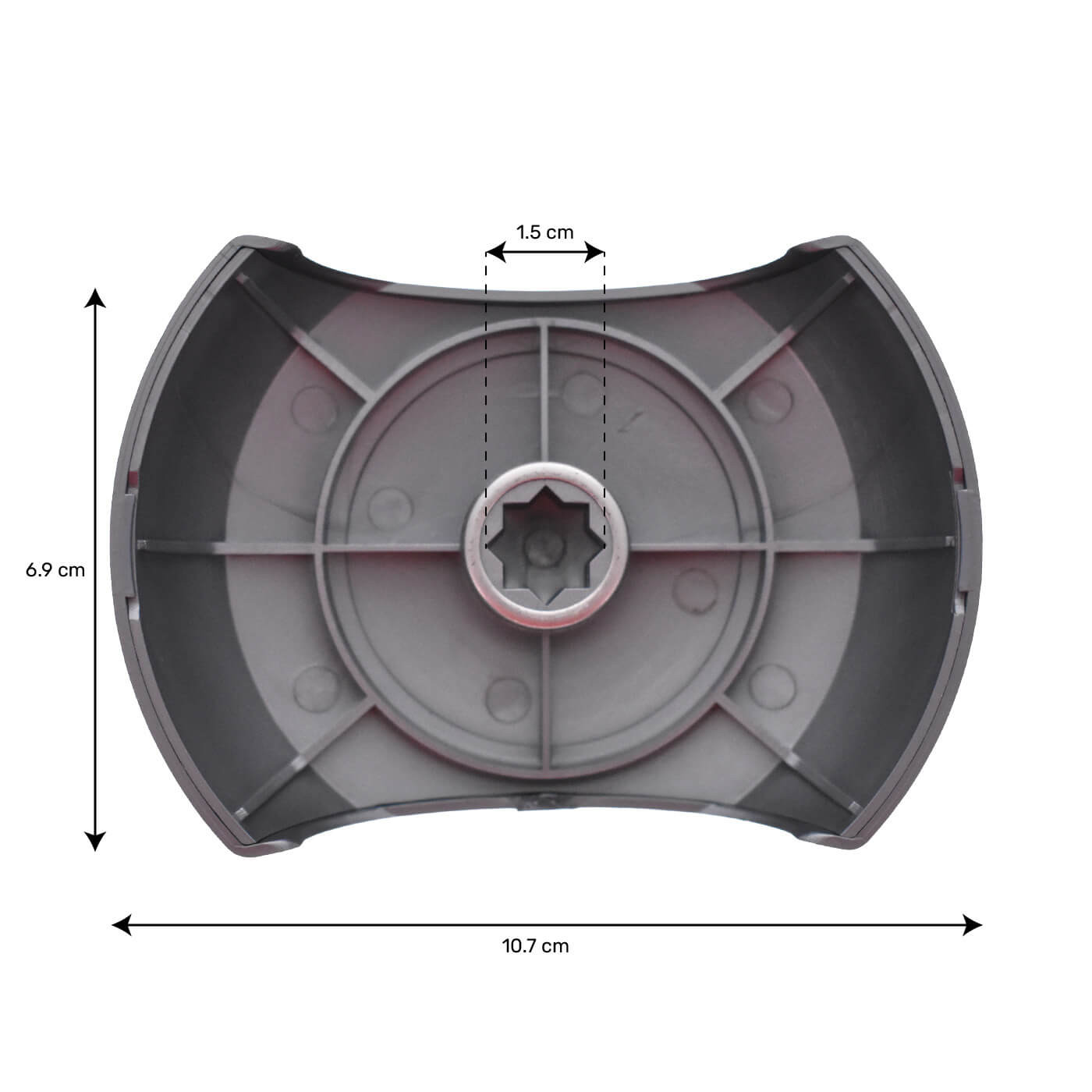 Poignée pour vanne de régulation