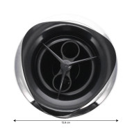 Whirlpool-Düse Alpha 5" (128 mm) Twin-Roto-Düse zum Schrauben - zweifarbig Edelstahl