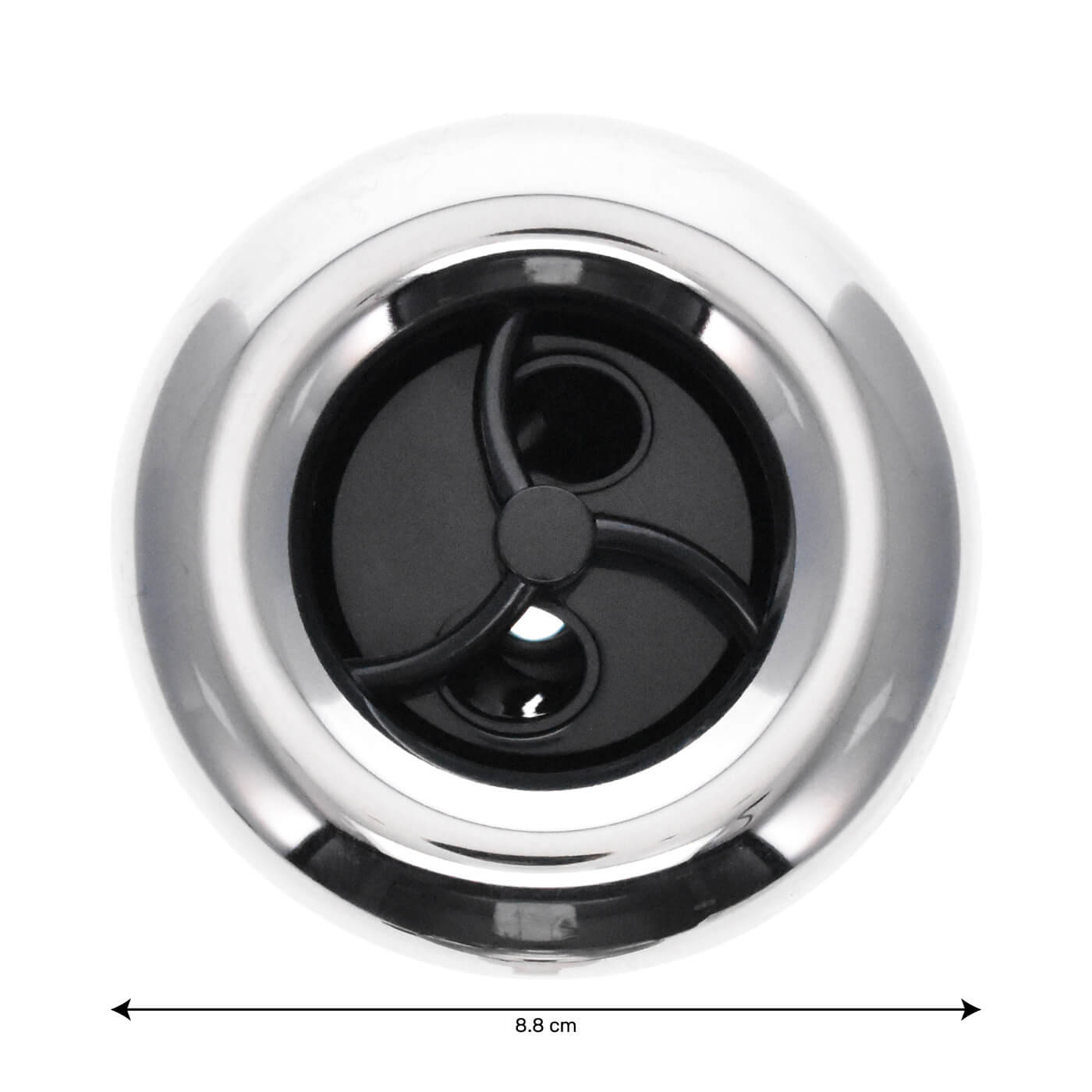 Jet 3.5" (91mm) série Crystal Twin roto