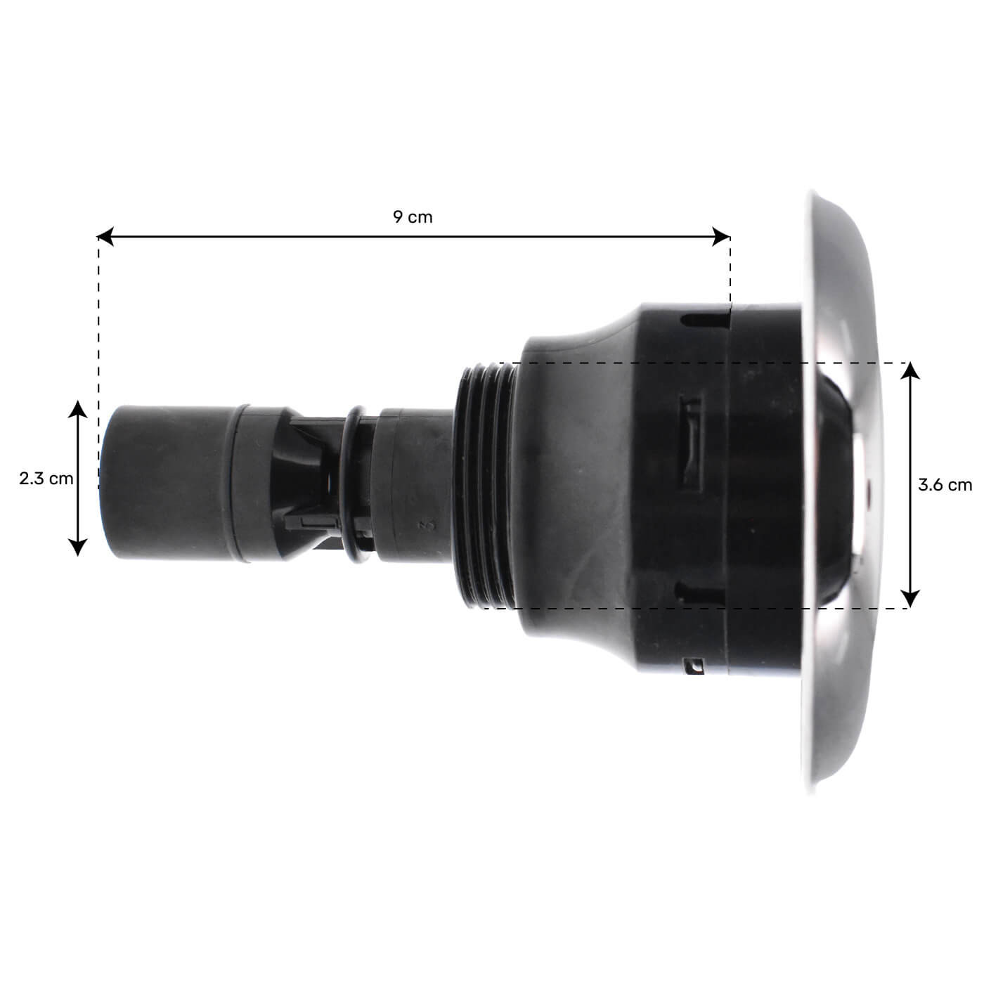 Jet 3.5" (91mm) série Crystal Twin roto