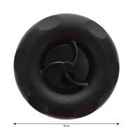 Whirlpool-Düse 4" (100 mm) drehbare Schraub-Düse - ABS abgeschrägt