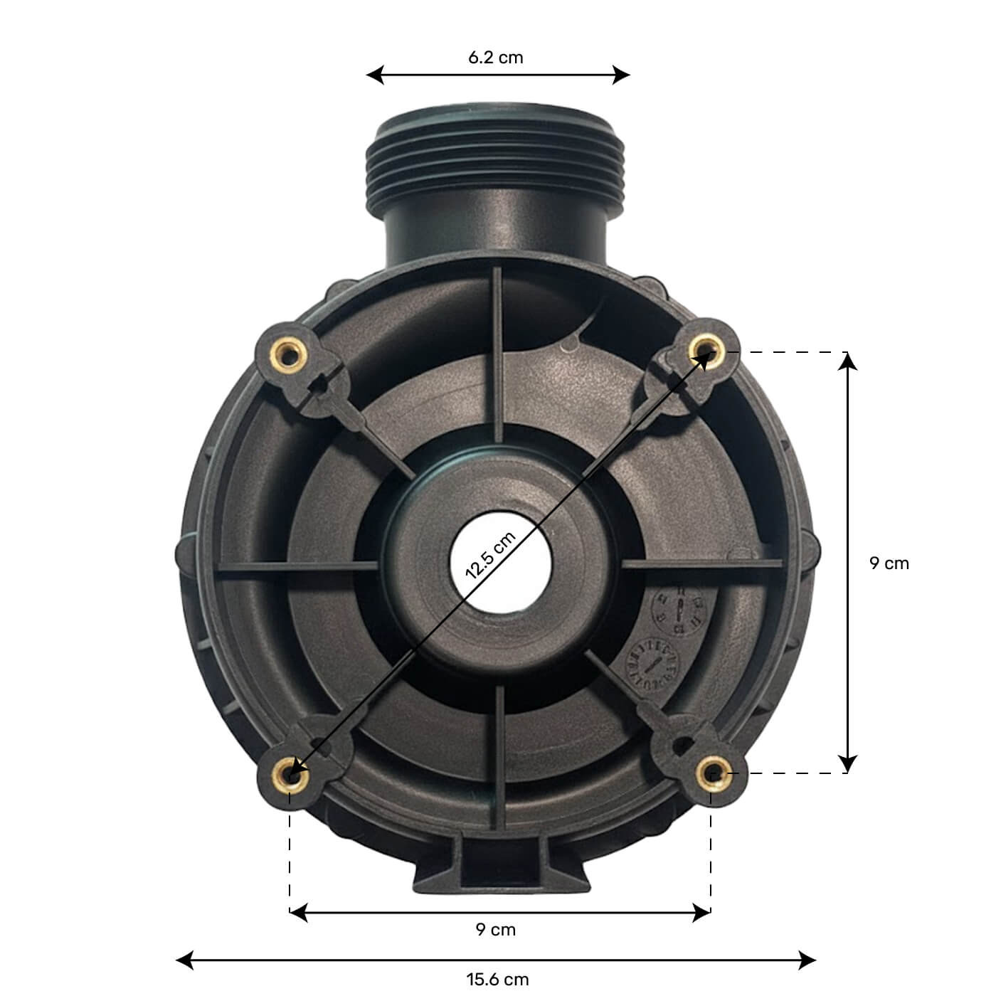Flasque Arrière pour pompe DH BOOSPA PUMPS