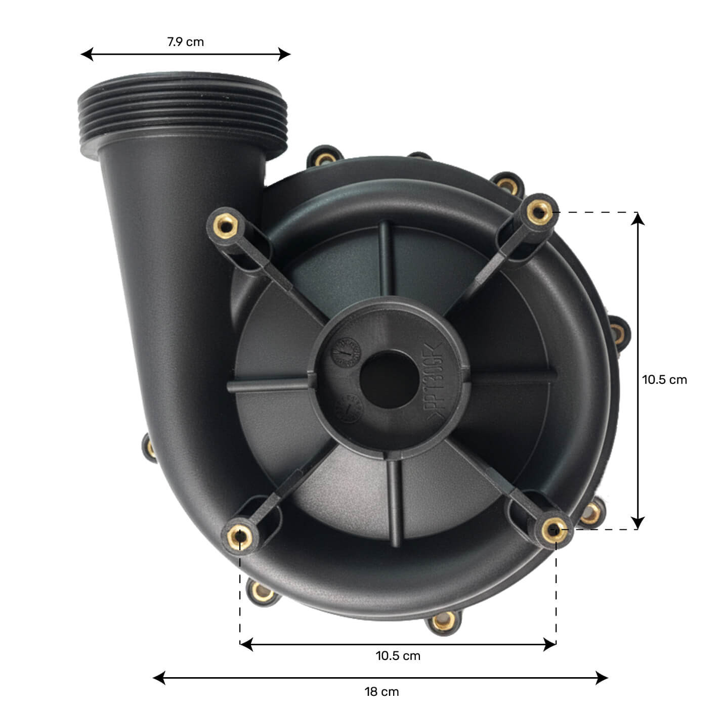 Flasque Arrière pour Pompe HSP et HDP BOOSPA PUMPS