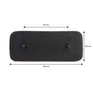 Spa headrest CMP 25708-114-000 flat - Black