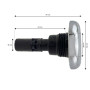 Jet 2" (56mm) série Crystal Noir Twin roto