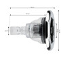 Jet 5" (130mm) série Crystal Twin roto