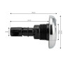 Jet 2" (56mm) série Crystal Cyclone Jet directionnel