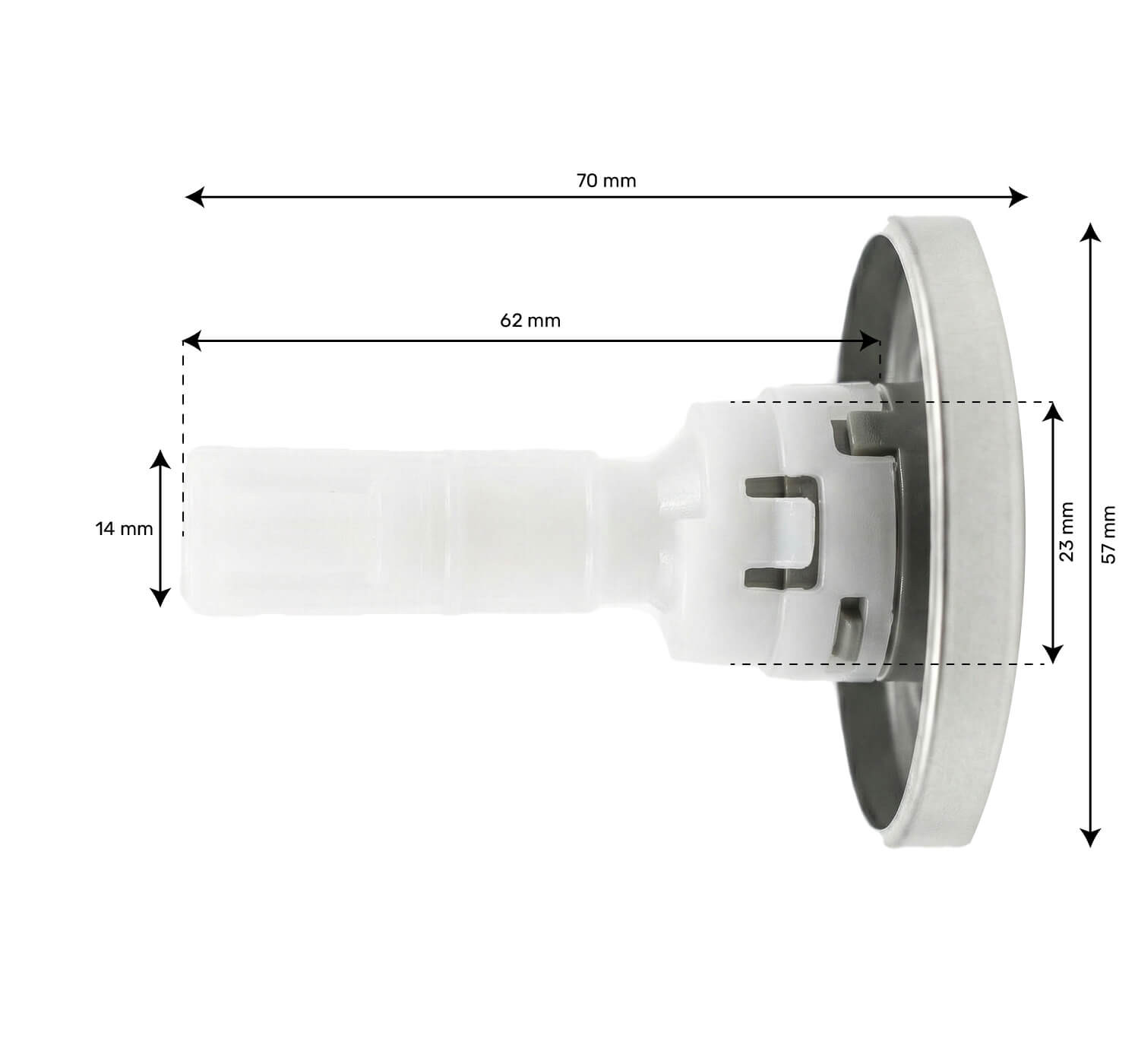 Jet 2" (52mm) Directional série Cristal