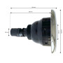 Jet 5" (130mm) série Crystal Cyclone Twin roto