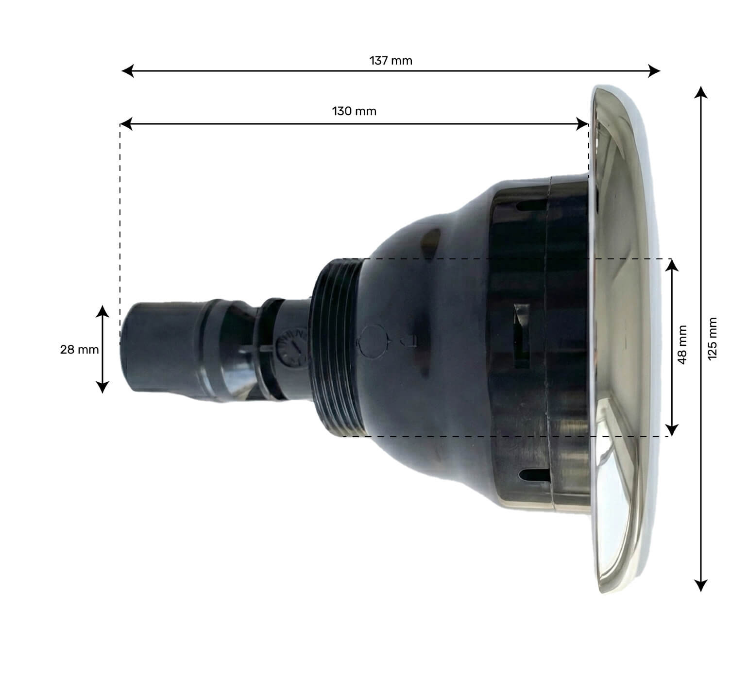 Jet 5" (130mm) série Crystal Cyclone Twin roto